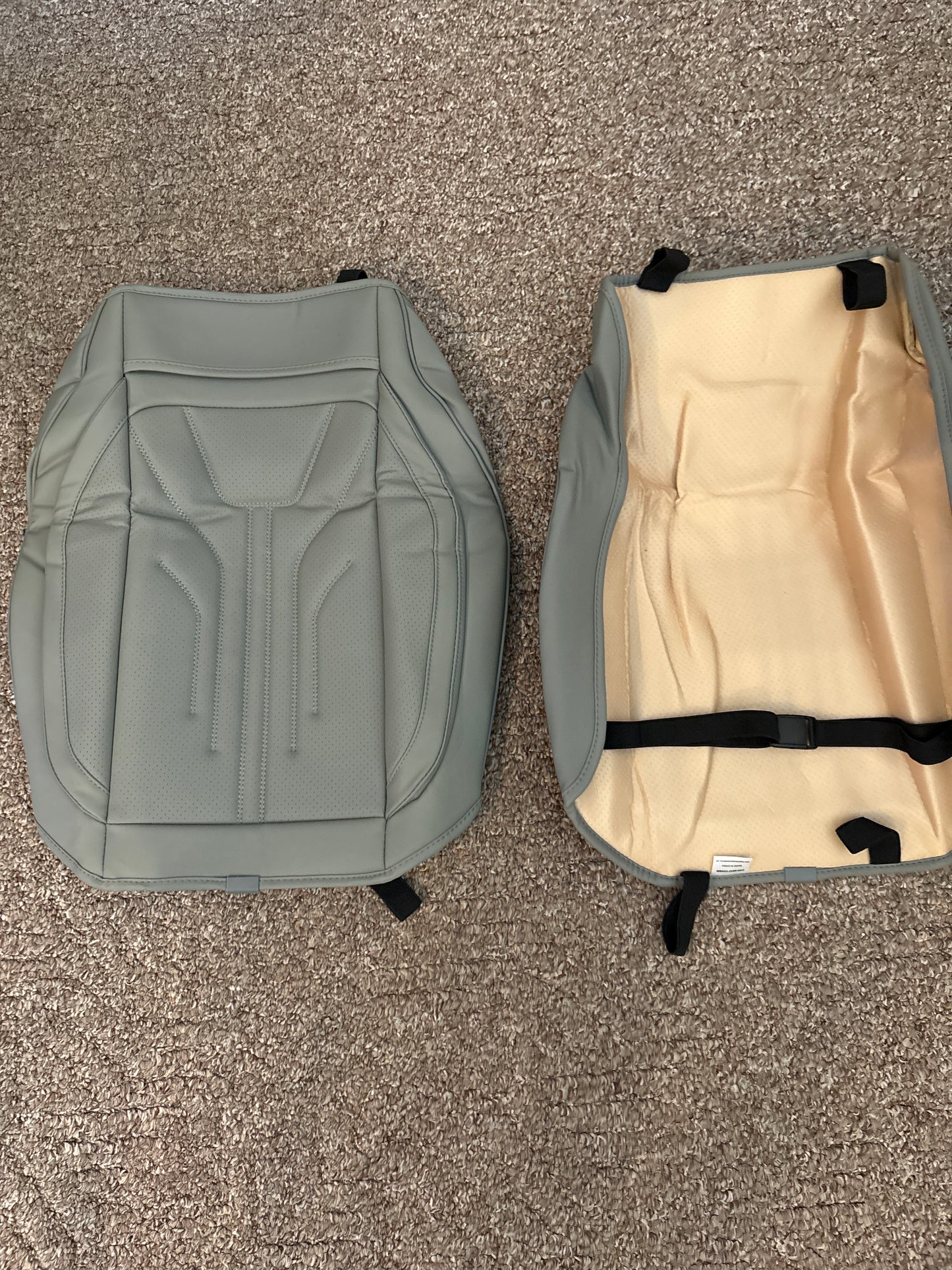 Two seat covers for a smaller vehicle