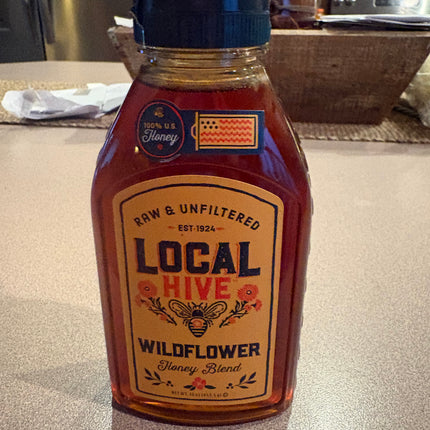 Rowan unfiltered local high wildflower, honey blend