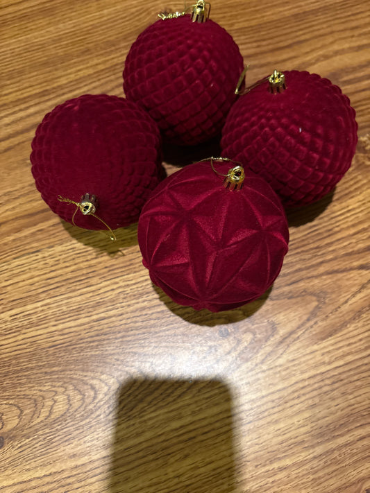 Velvet decorative bulbs
