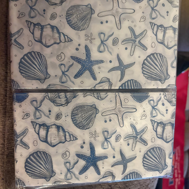 Seashell napkins