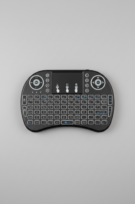 Wireless mini keyboard mouse with touchpad
