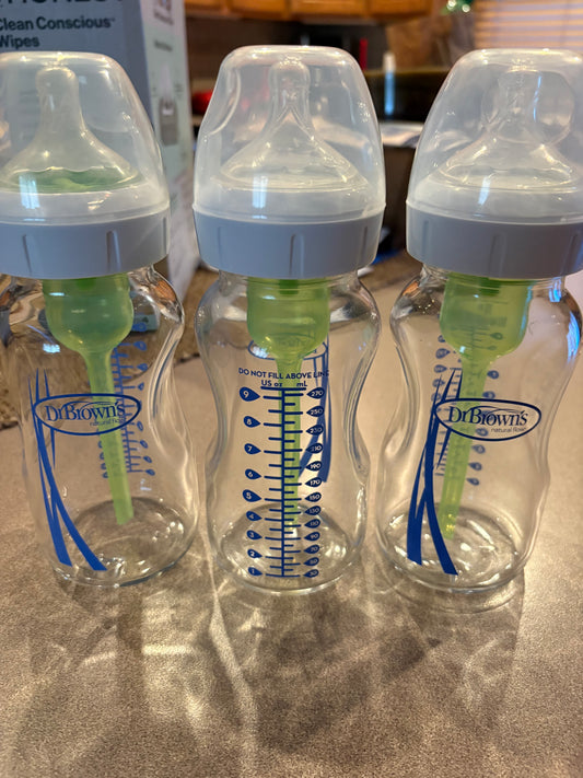 Dr. Brown's glass baby bottles
