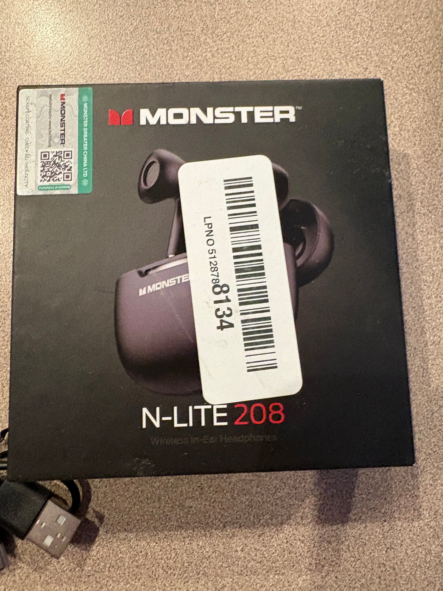 Monster LITE208 earbuds