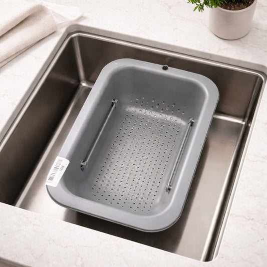 Over at the sink strainer