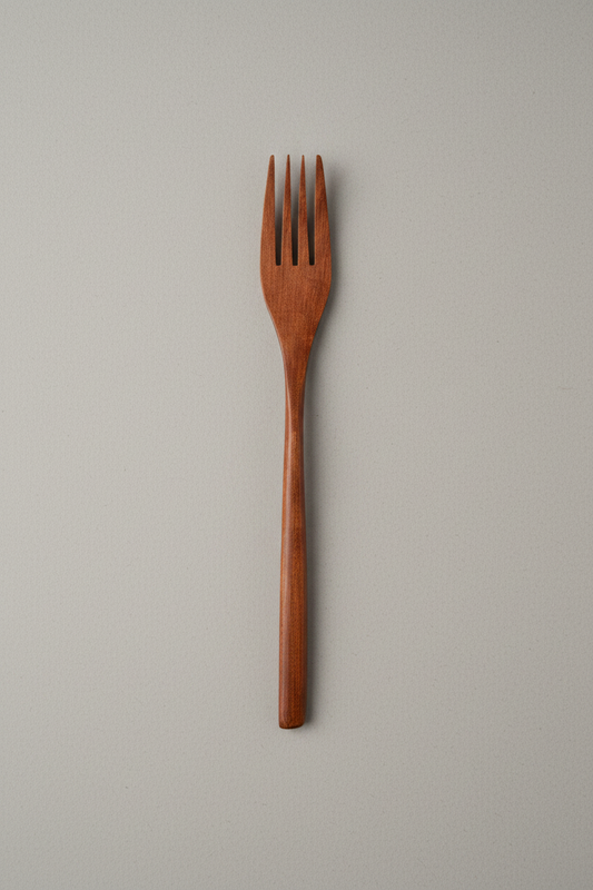 Long wooden forks