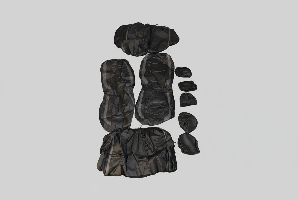 Nine piece seat covers