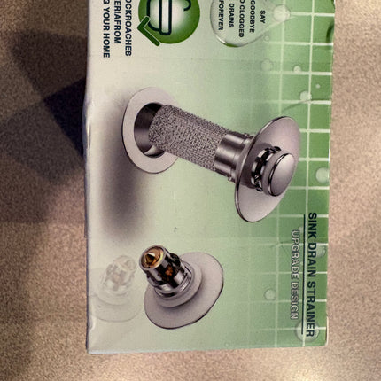 Sink drain strainer