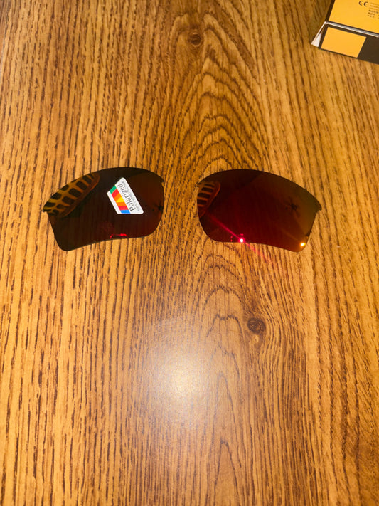 Replacement lenses for Oakley glasses, frog skin fire red