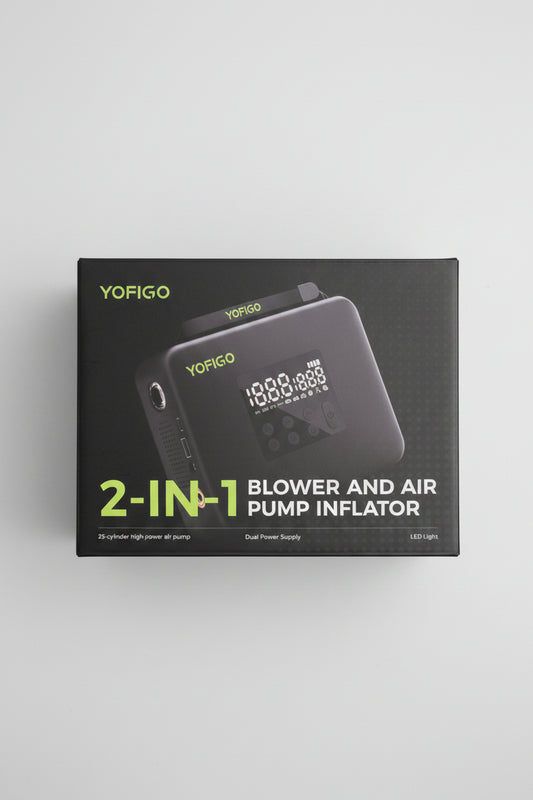YOFIGO2 and one blower and air pump inflator