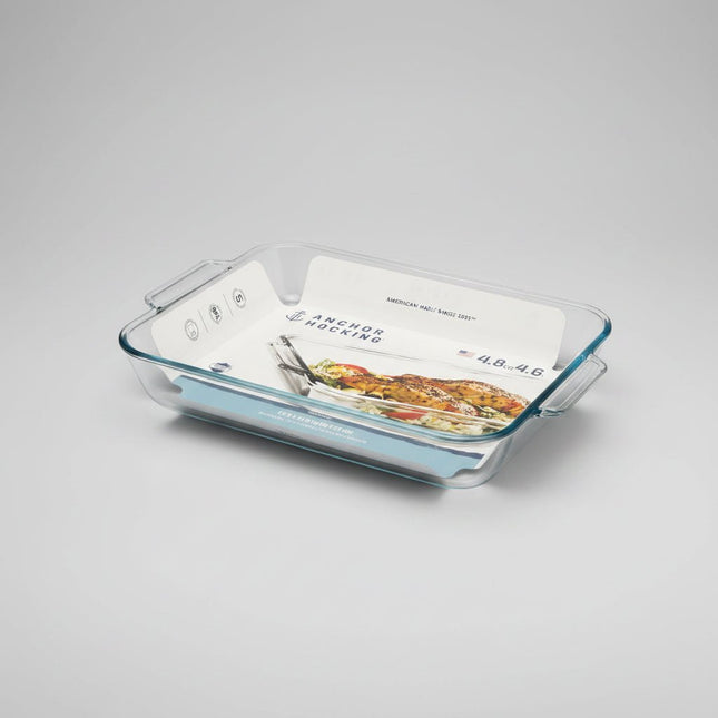 Anchor Hawking 4.8 quart glass, baking dish - Foostuff! Amazing Deals Every Day!