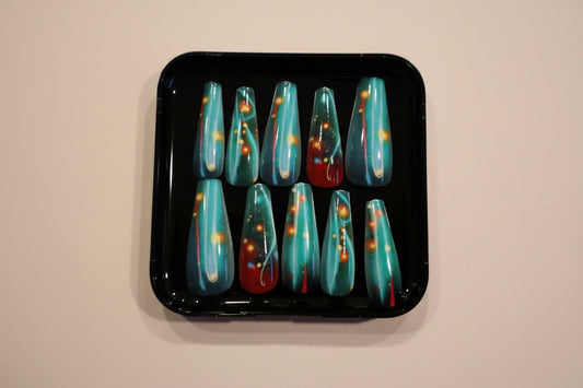 Blue burst - Tula Rose
