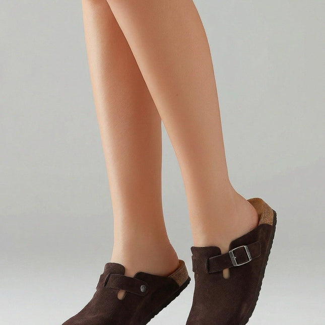 Classic leather wooden clogs - Foostuff! Amazing Deals Every Day!