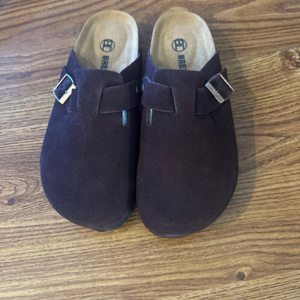 Classic leather wooden clogs - Foostuff! Amazing Deals Every Day!