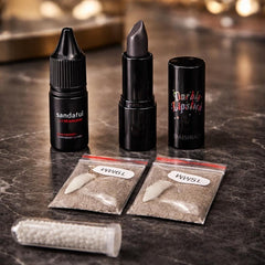 Darkly lipstick and TANDARUI screaming fake blood with fangs - Foostuff! Amazing Deals Every Day!