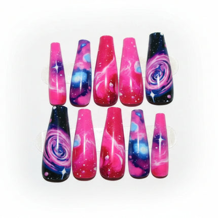 False Nails Pink-Purple - Foostuff! Amazing Deals Every Day!