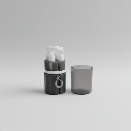 Four and one dispenser with suction cup - Foostuff! Amazing Deals Every Day!