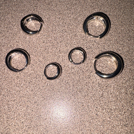 Loop earrings for pierced ears sold as a set - Foostuff! Amazing Deals Every Day!