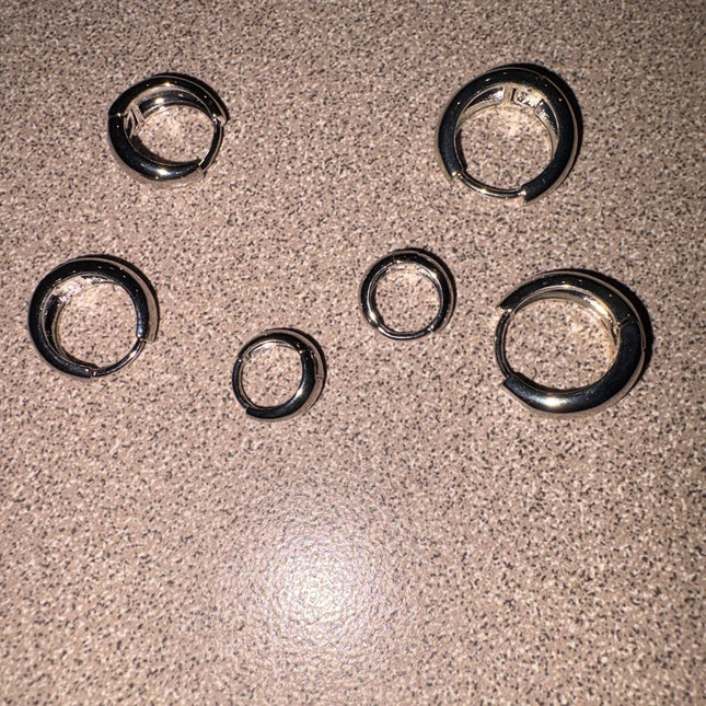 Loop earrings for pierced ears sold as a set - Foostuff! Amazing Deals Every Day!