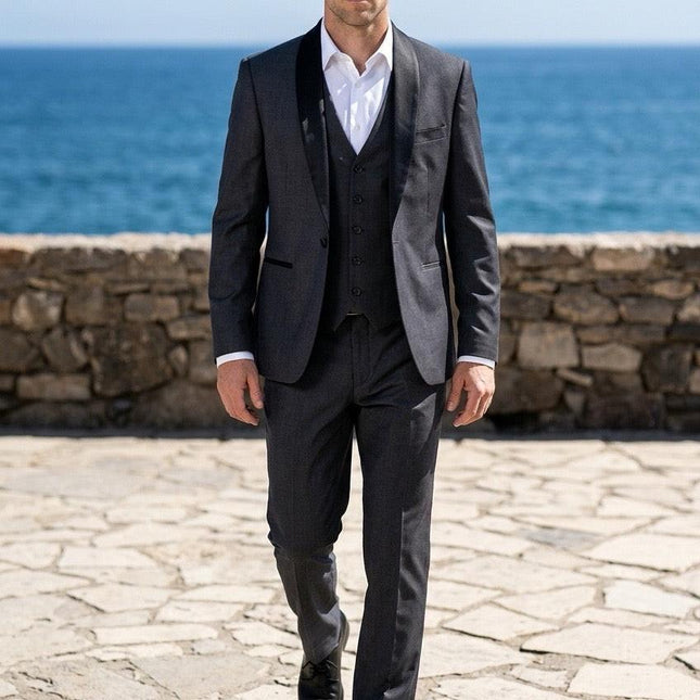 Mage Male Men’s suit with jacket, vest, and dress pants - Foostuff! Amazing Deals Every Day!