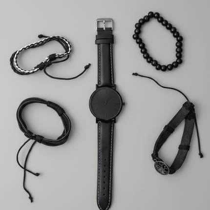 Men’s watch and bracelets - Foostuff! Amazing Deals Every Day!