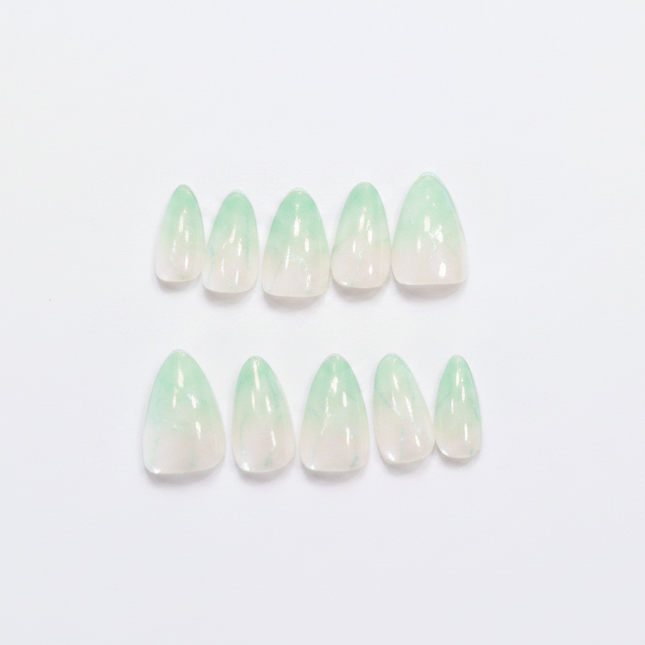Mint green effortless press-on nails - Foostuff! Amazing Deals Every Day!