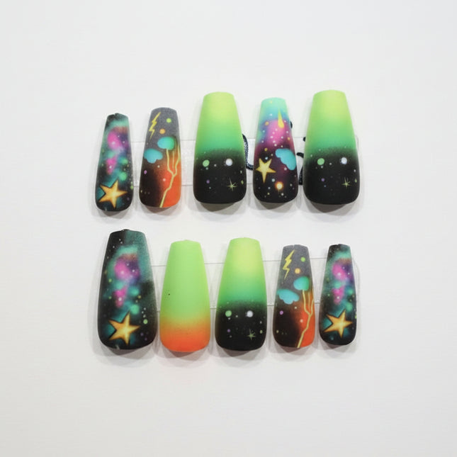 Neon press on nails - Foostuff! Amazing Deals Every Day!