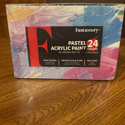 Pastel acrylic paints 24 colors - Foostuff! Amazing Deals Every Day!
