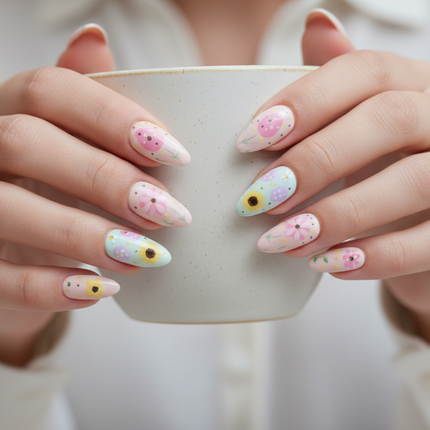 Pastel press on nails