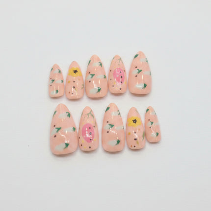 Pink effortless press-on nails - Foostuff! Amazing Deals Every Day!