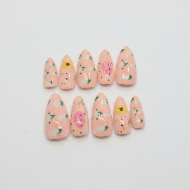 Pink effortless press-on nails - Foostuff! Amazing Deals Every Day!