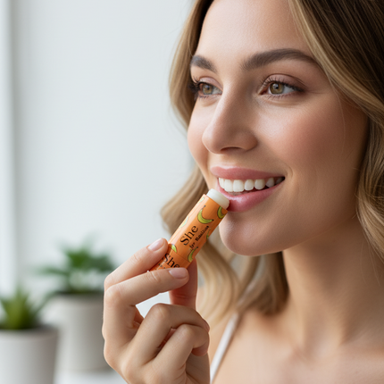 She lip balm with vitamin E
