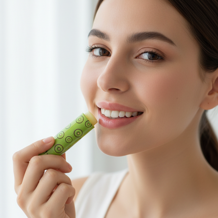 She lip balm with vitamin E